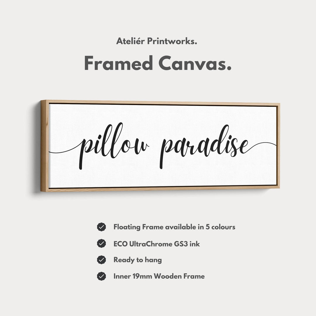 Master Bedroom Above Bed Wall Decor Typography - Atelier Printworks