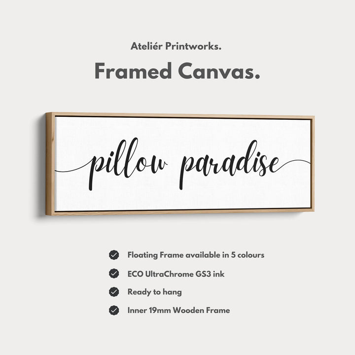 Master Bedroom Above Bed Wall Decor Typography - Atelier Printworks