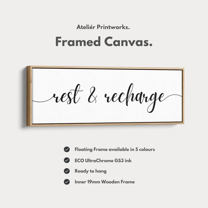 Above Bed Wall Decor For Guestroom Horizontal Art - Atelier Printworks