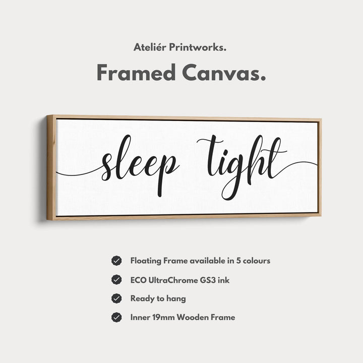 Above Bed Wall Art Long Panoramic 'Sleep Tight' - Atelier Printworks