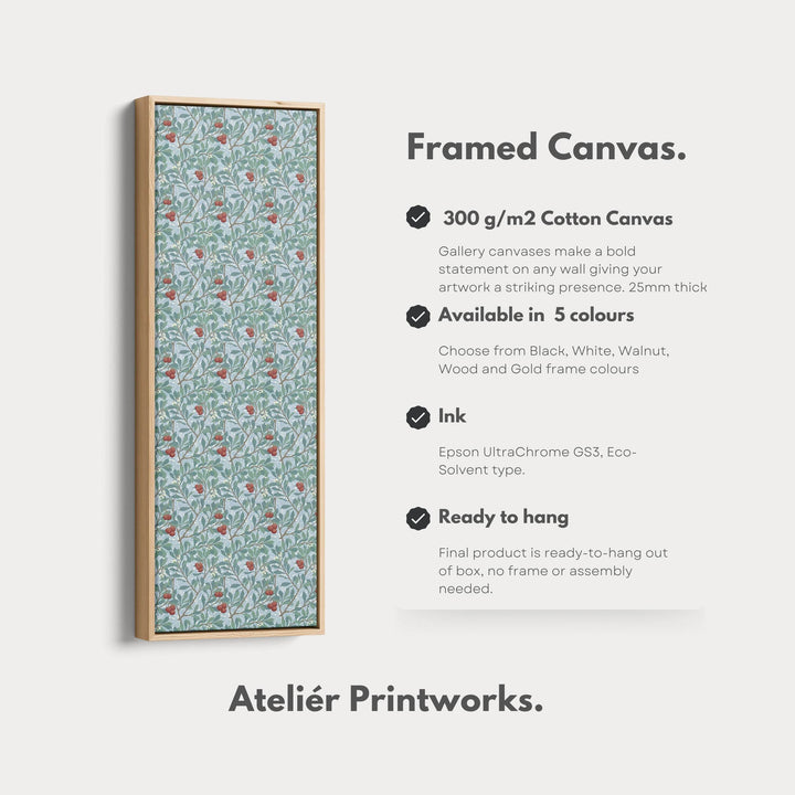 Vertical Wall Art William Morris Arbutus - Atelier Printworks