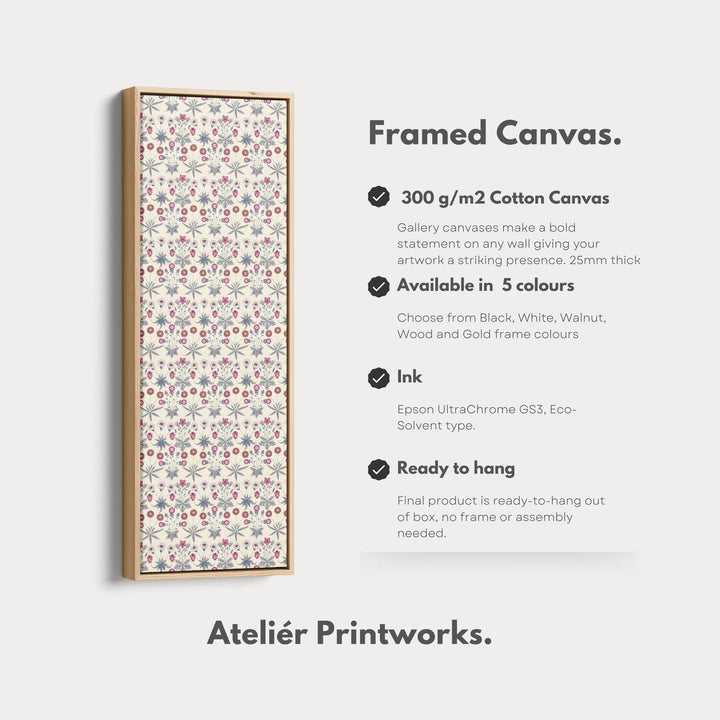 William Morris Daisy Vertical Long Narrow Wall Art - Atelier Printworks