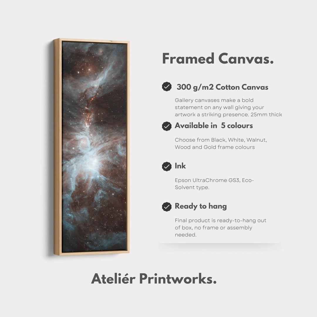 Hubble Nebula NASA Photograph Vertical Wall Decor - Atelier Printworks
