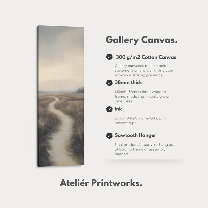 Winding Path Tall Vertical Wall Decor - Atelier Printworks