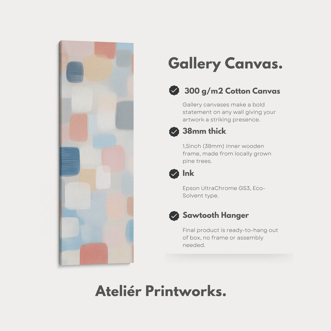 Japandi Inspired Minimalist Vertical Wall Decor - Atelier Printworks