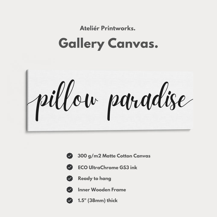 Master Bedroom Above Bed Wall Decor Typography - Atelier Printworks