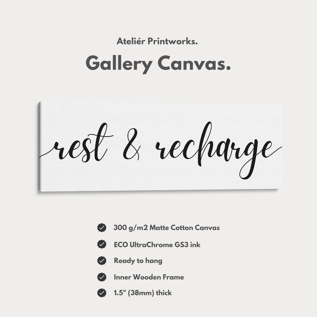 Above Bed Wall Decor For Guestroom Horizontal Art - Atelier Printworks