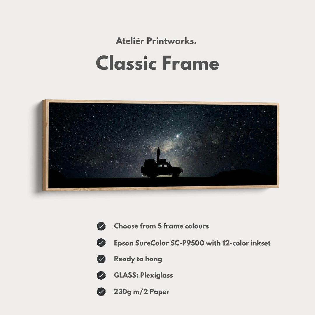 Above Bed Wall Decor Night Sky Long Wall Art - Atelier Printworks