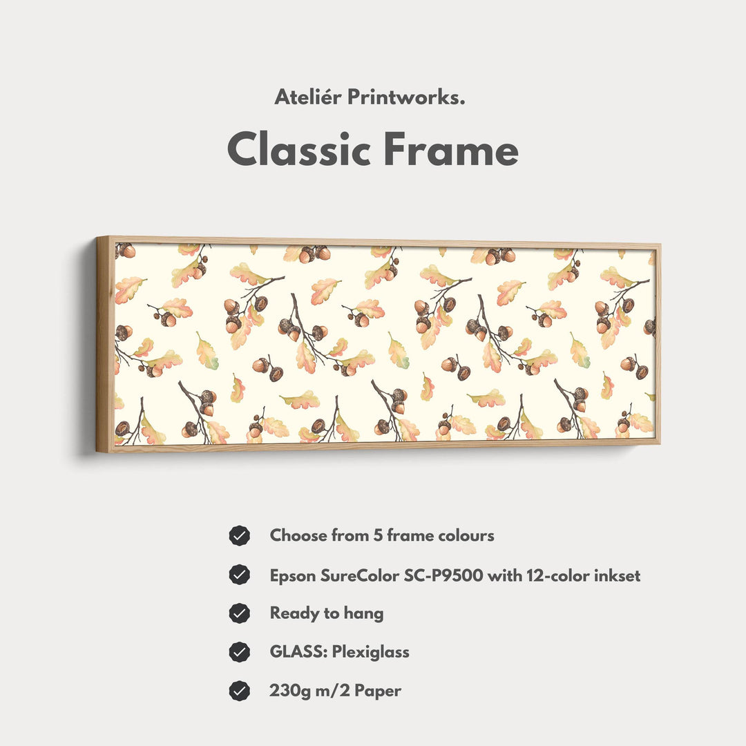 Acorn Above Bed Wall Art - Atelier Printworks