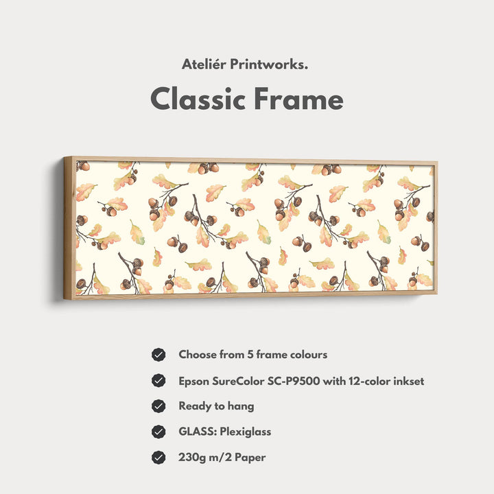 Acorn Above Bed Wall Art - Atelier Printworks