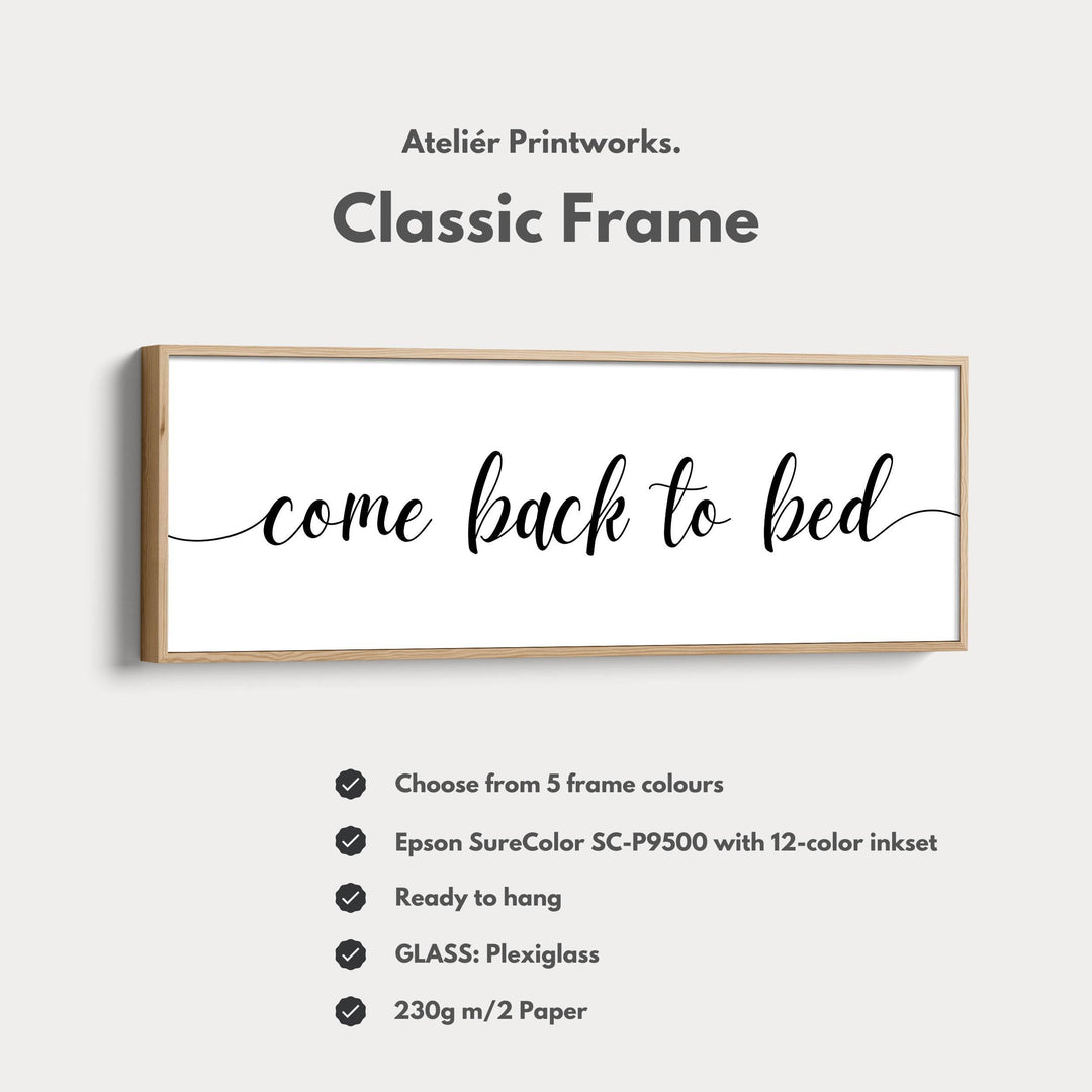 Large Narrow Above Bed Decor - Atelier Printworks