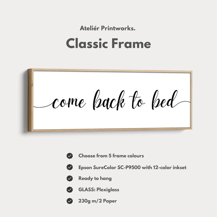 Large Narrow Above Bed Decor - Atelier Printworks