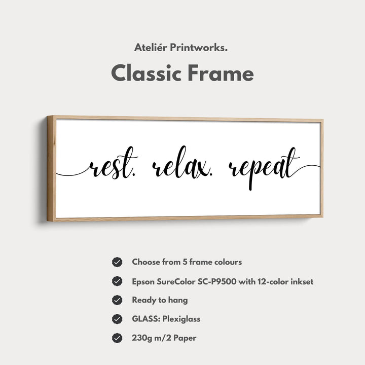 Large Above Bed Wall Decor For Guestroom Horizontal Art - Atelier Printworks