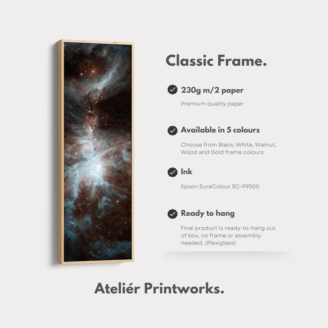 Hubble Nebula NASA Photograph Vertical Wall Decor - Atelier Printworks