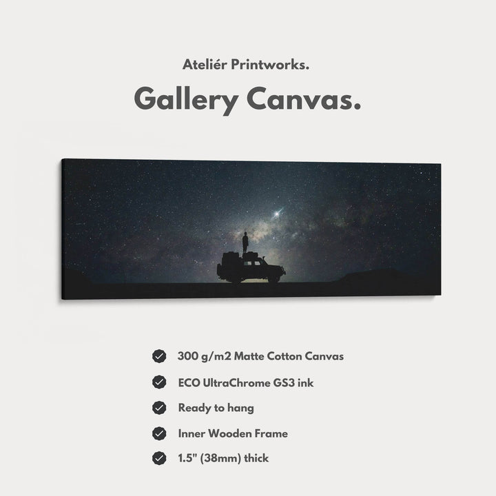 Above Bed Wall Decor Night Sky Long Wall Art - Atelier Printworks