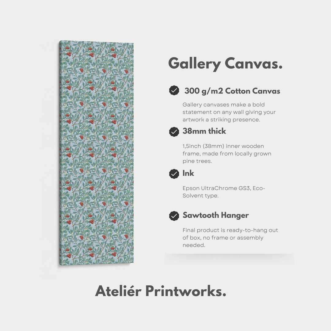 Vertical Wall Art William Morris Arbutus - Atelier Printworks