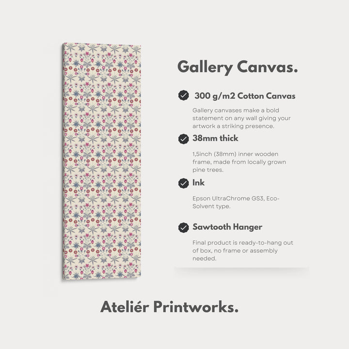 William Morris Daisy Vertical Long Narrow Wall Art - Atelier Printworks