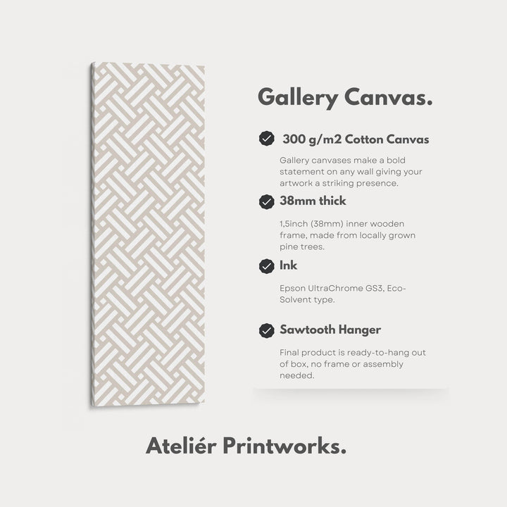 Vertical Tall Narrow Wall Art Modern Abstract - Atelier Printworks
