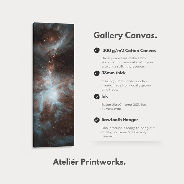 Hubble Nebula NASA Photograph Vertical Wall Decor - Atelier Printworks