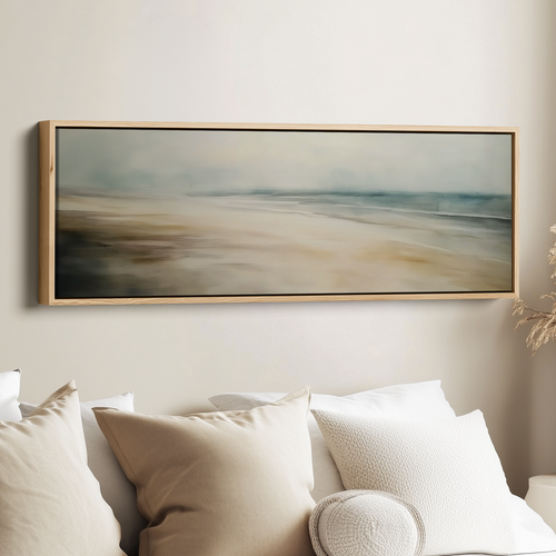 Our Narrow Long Beige Wall Art