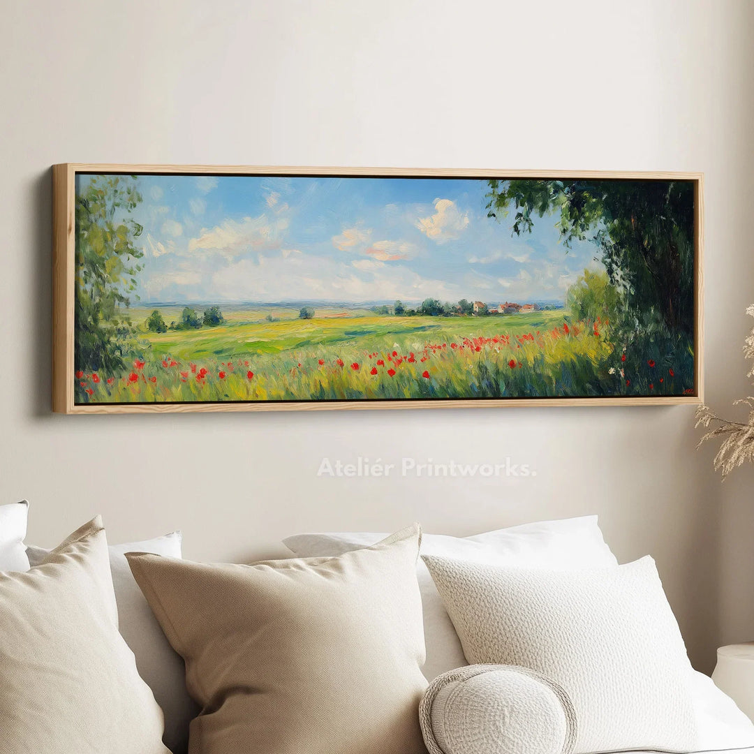 Narrow Wall Art in Urban and Country Homes: Two Spaces, One Format