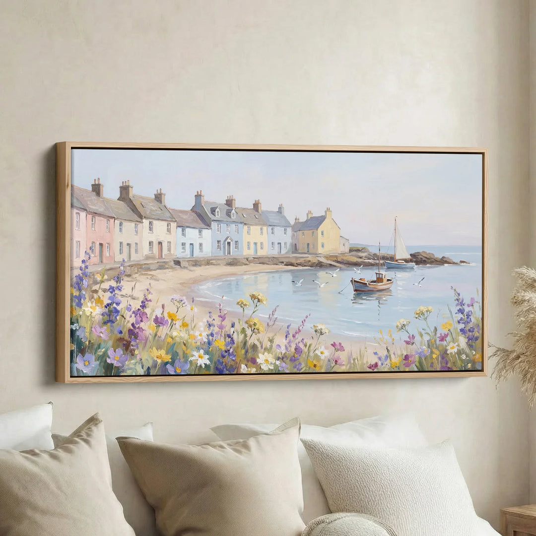 5 Ways to Style Long Narrow Coastal Wall Art