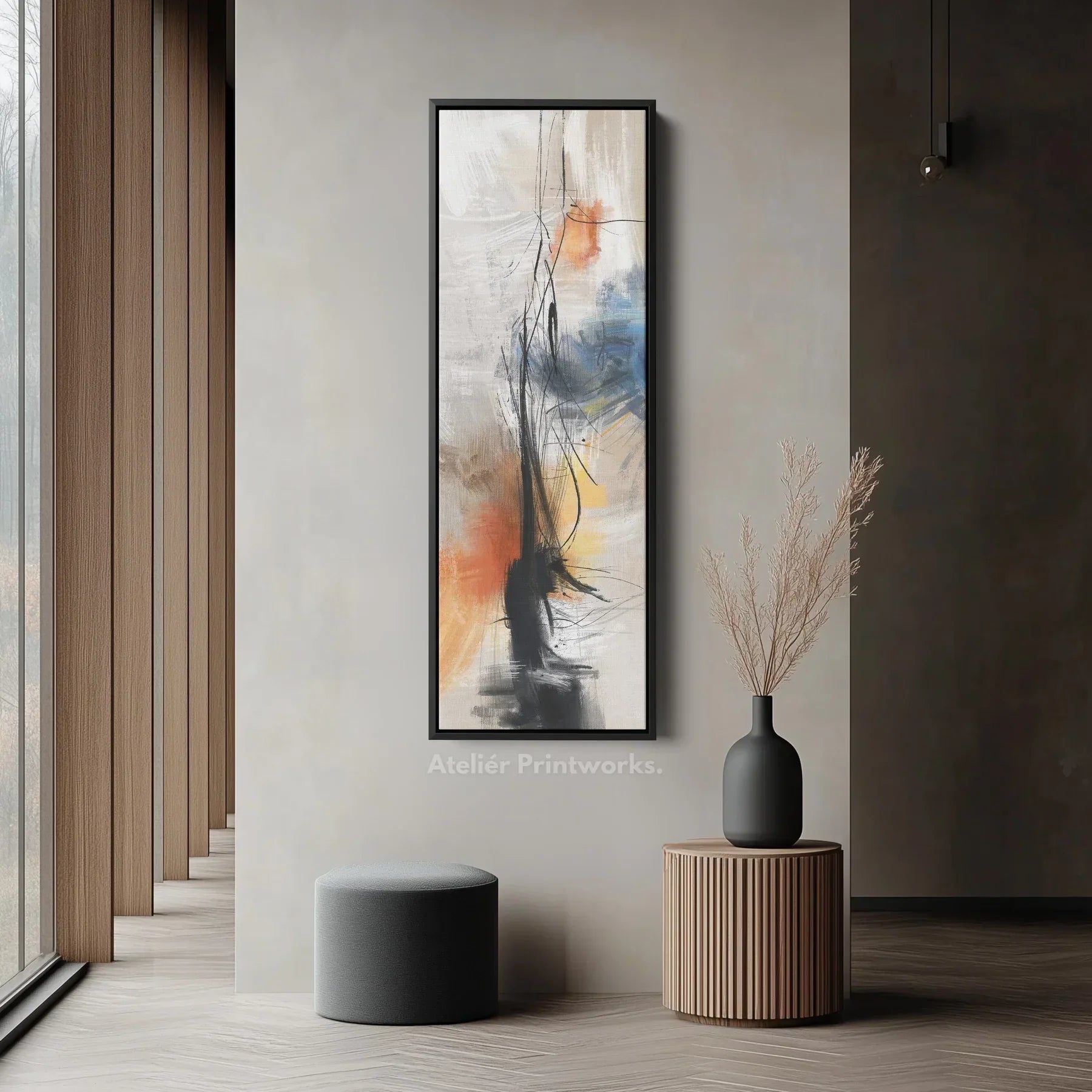 Hallway to Hero: How Vertical Wall Art Transforms Narrow Spaces