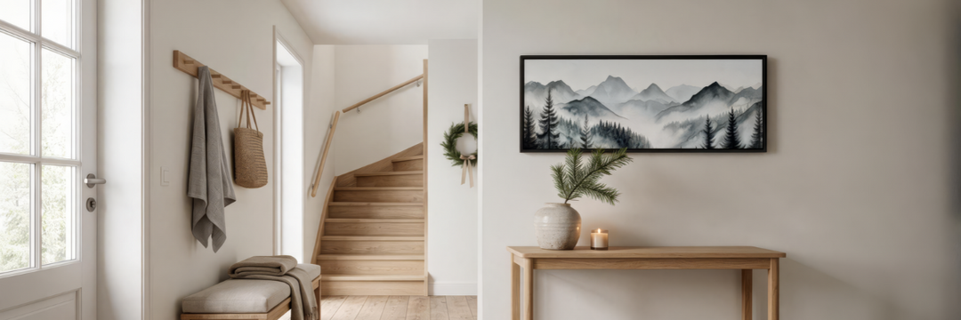 Christmas Decor for Awkward Spaces: Ideas for Narrow Walls, Alcoves and Entryways