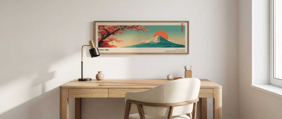 How to Choose Wall Art for a More Productive Home Office