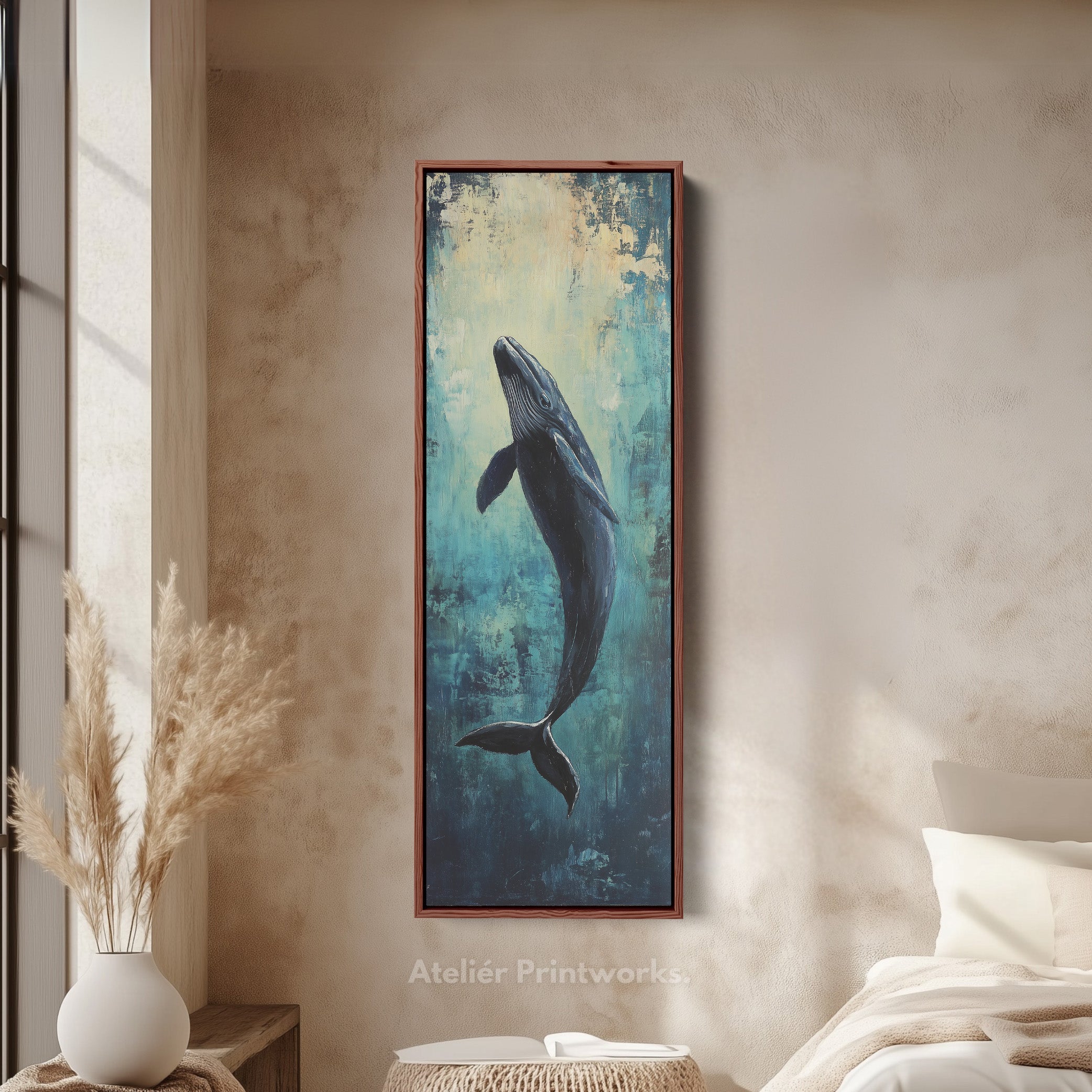 Narrow Bathroom Wall Decor