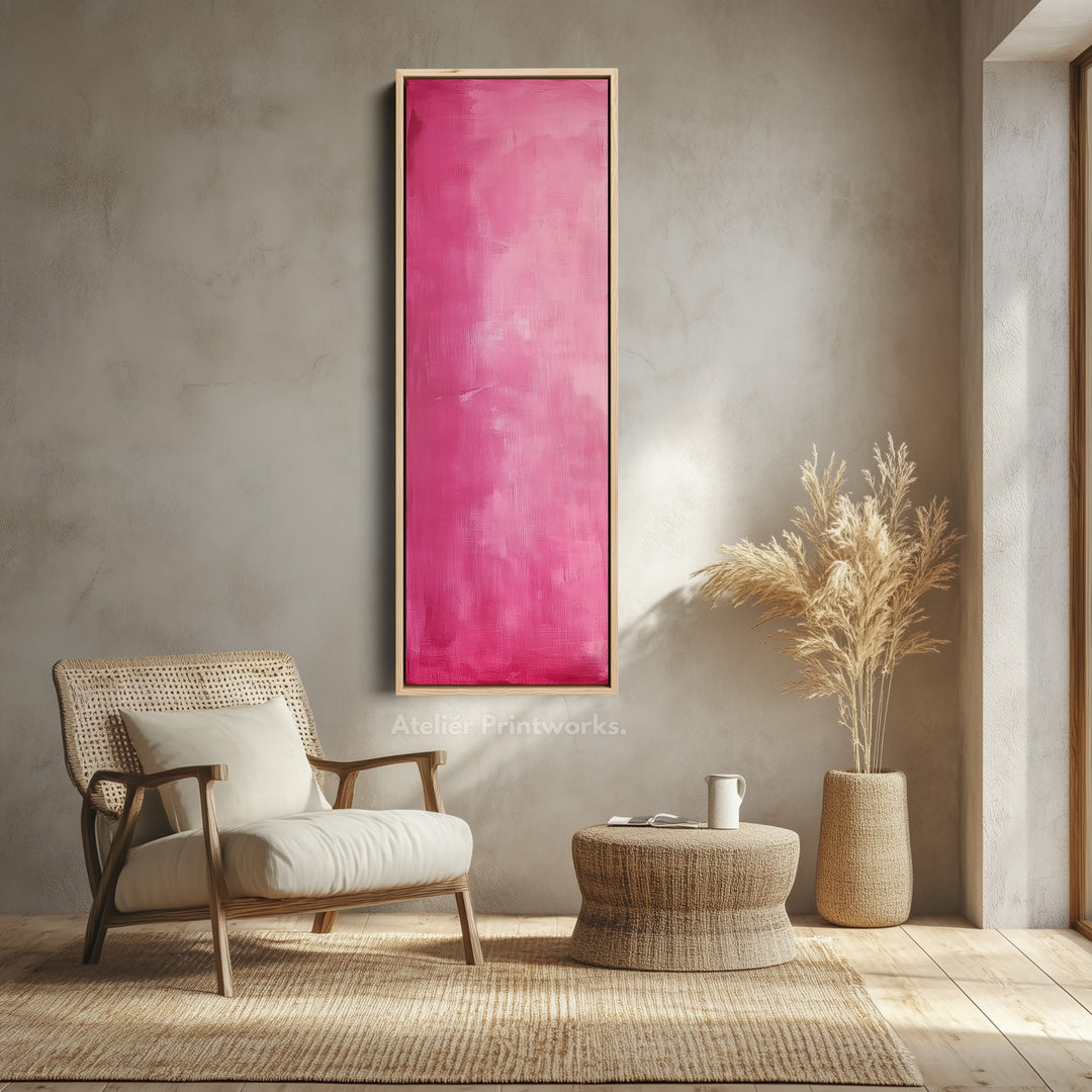 Long Pink Wall Art 