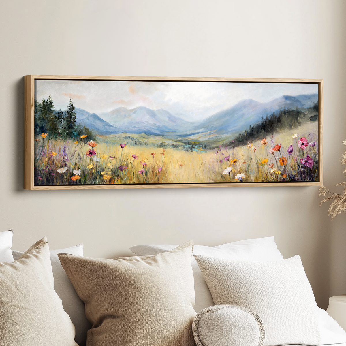 Wilde bloemen & weide