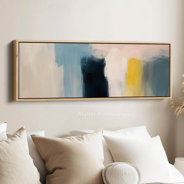 Abstract Brush Stokes - Narrow Horizontal Wall Art - Atelier Printworks