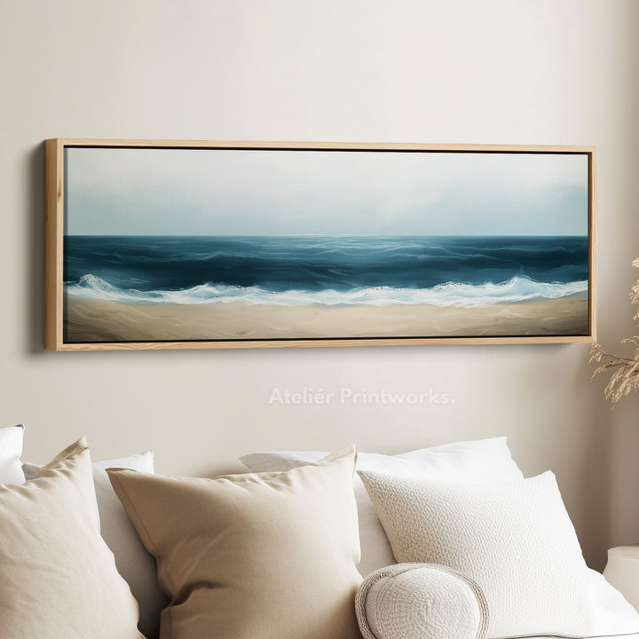 Abstract Beach Large Canvas Wall Art - H0041