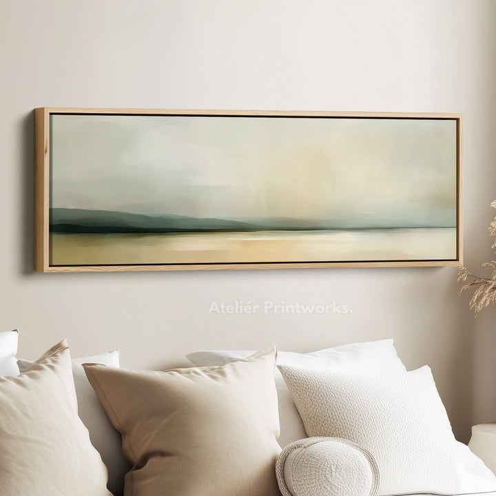 Abstract Beach Large Framed Wall Art - H0043