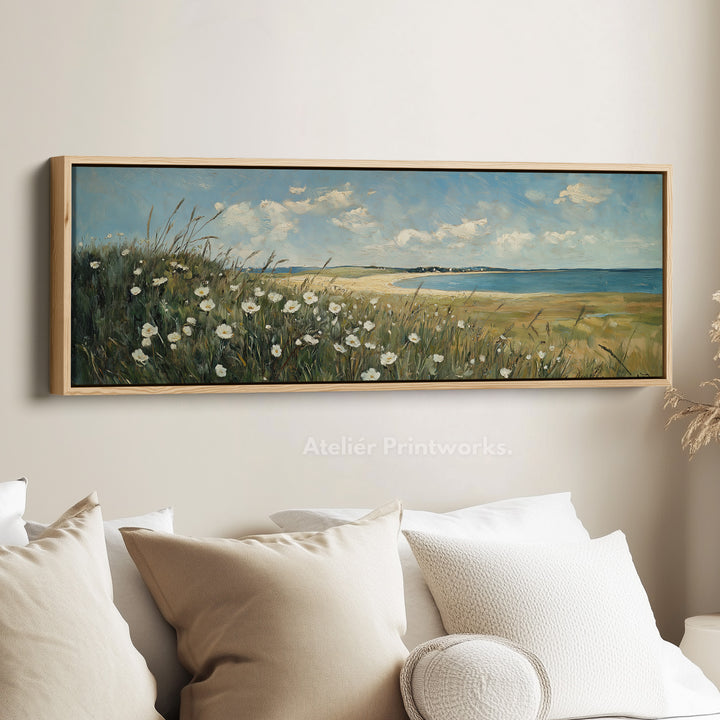 Wild Flower Panoramic Long Large Canvas Wall Decor Horizontal - H0078