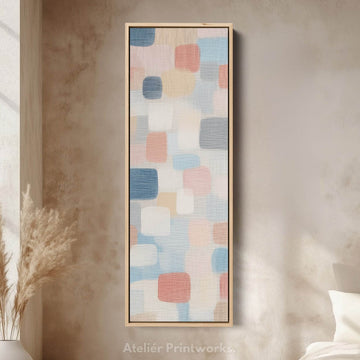 Japandi Inspired Minimalist Vertical Wall Decor - Atelier Printworks