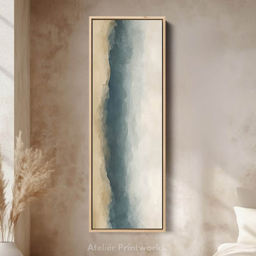 Tall Slim Vertical Long Abstract Canvas Wall Decor - Atelier Printworks