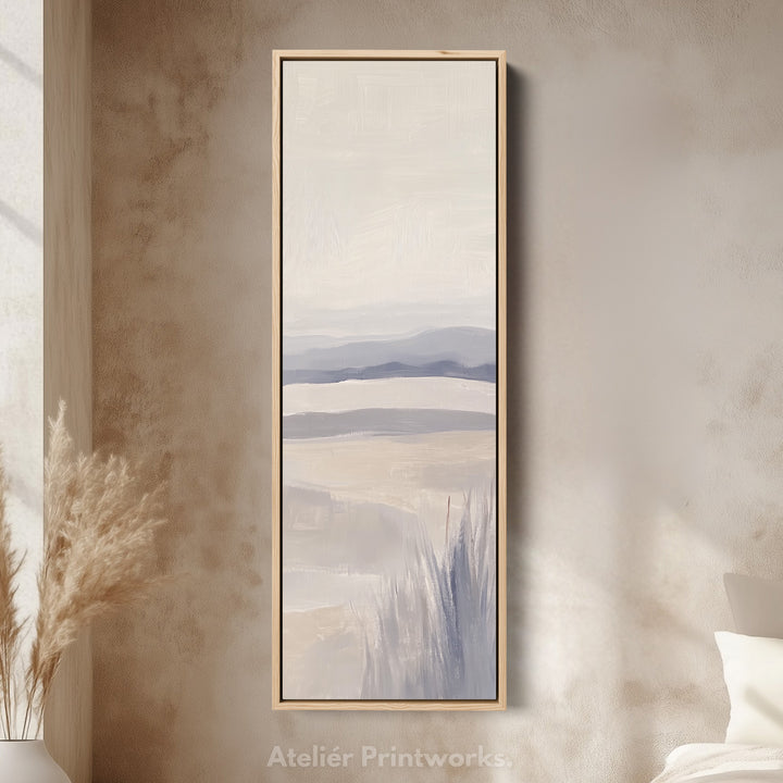 Long Tall Vertical Wall Art - Abstract Landscape Canvas - V0057