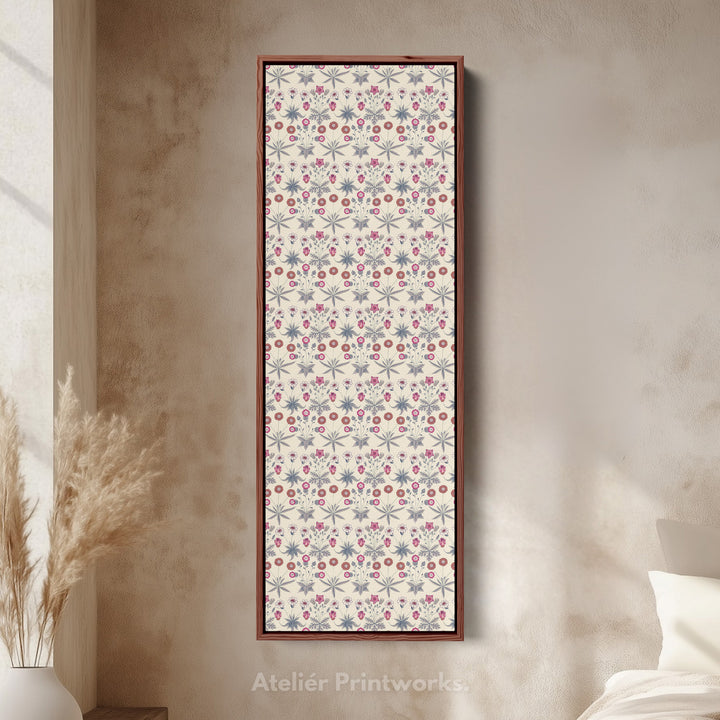 William Morris Daisy Vertical Long Narrow Wall Art - V0299