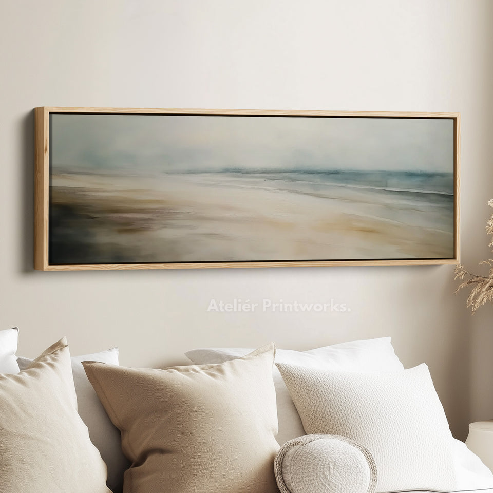 Abstract Landscape horizontal Large Wall Art Framed Canvas