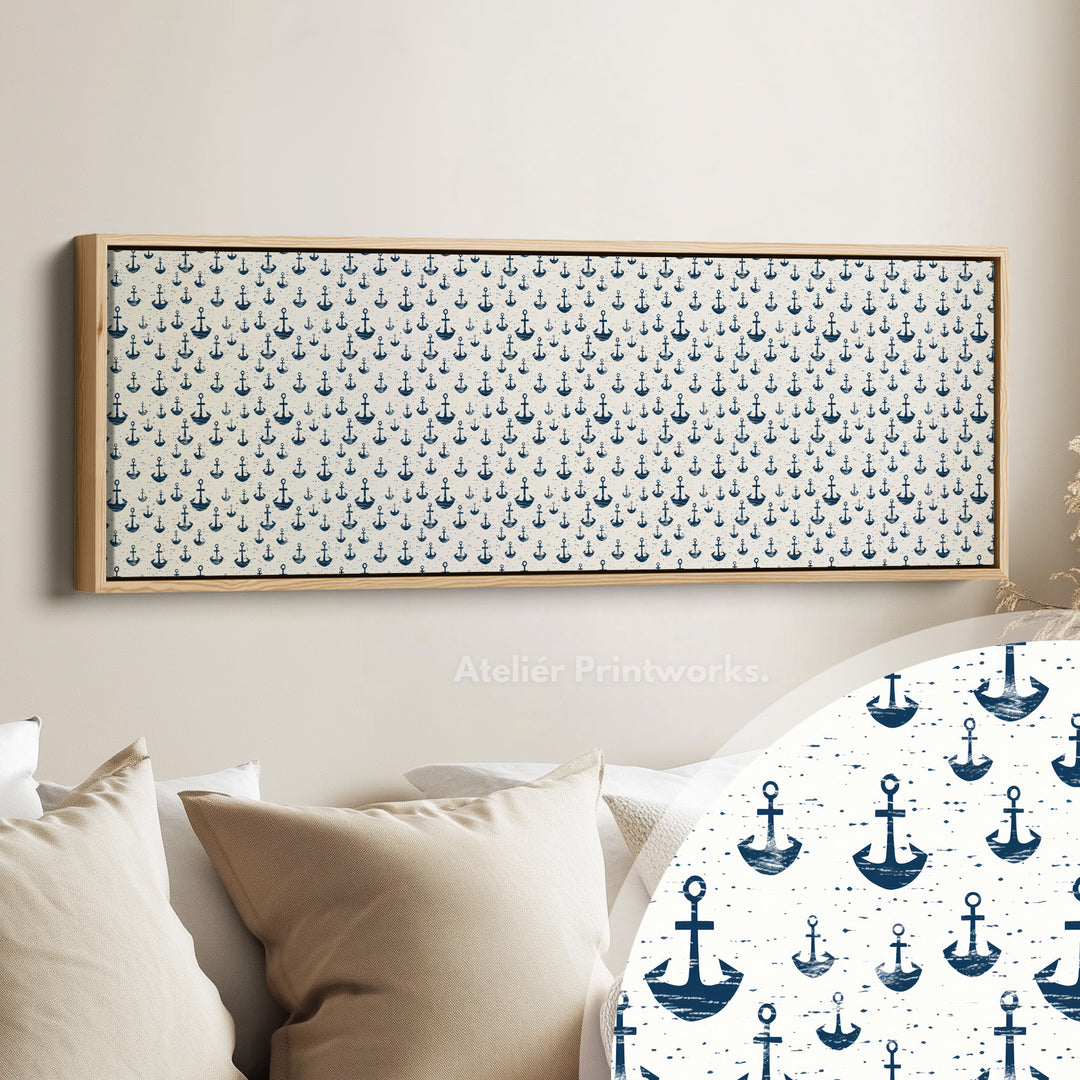 Nautische Anker Slank Horizontaal Muurdecoratie
