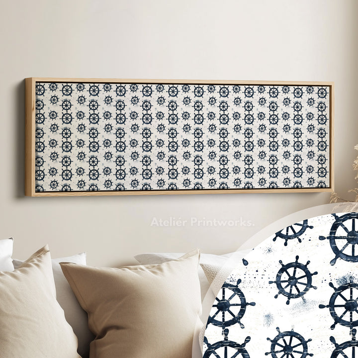 Scheepswiel Lang Smal Panoramisch Muurdecoratie