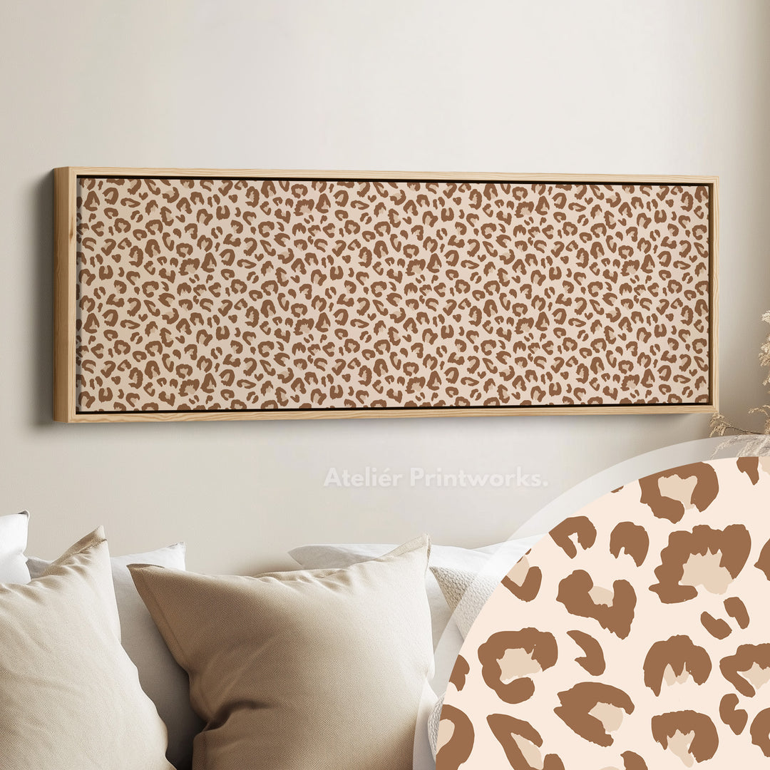 Luipaardprint Lange Horizontale Wanddecoratie