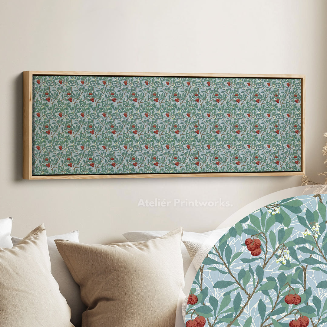 Panoramische Wanddecoratie William Morris Arbutus Botanisch