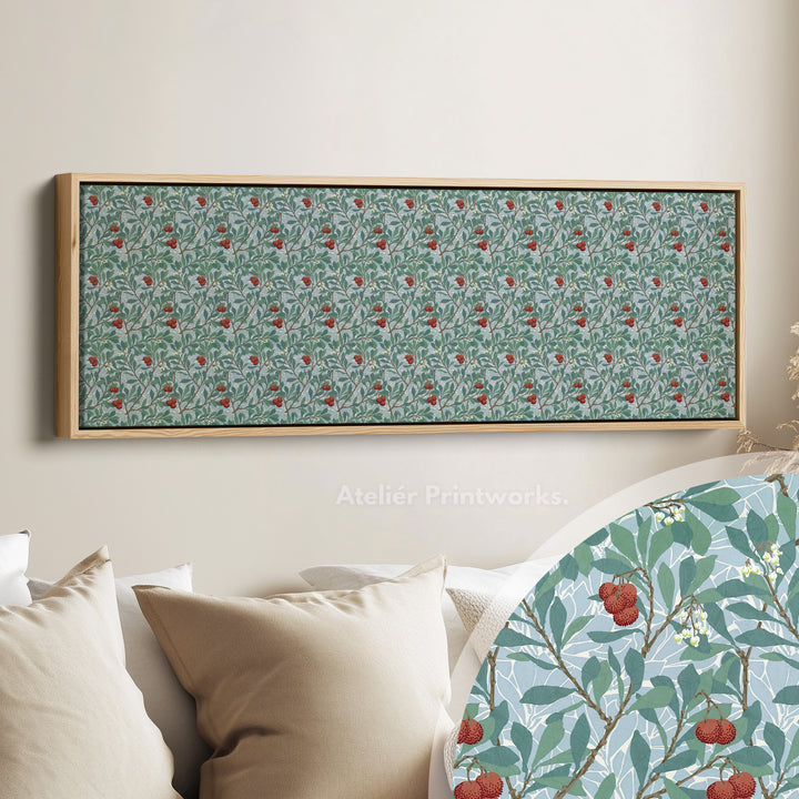 Panoramische Wanddecoratie William Morris Arbutus Botanisch
