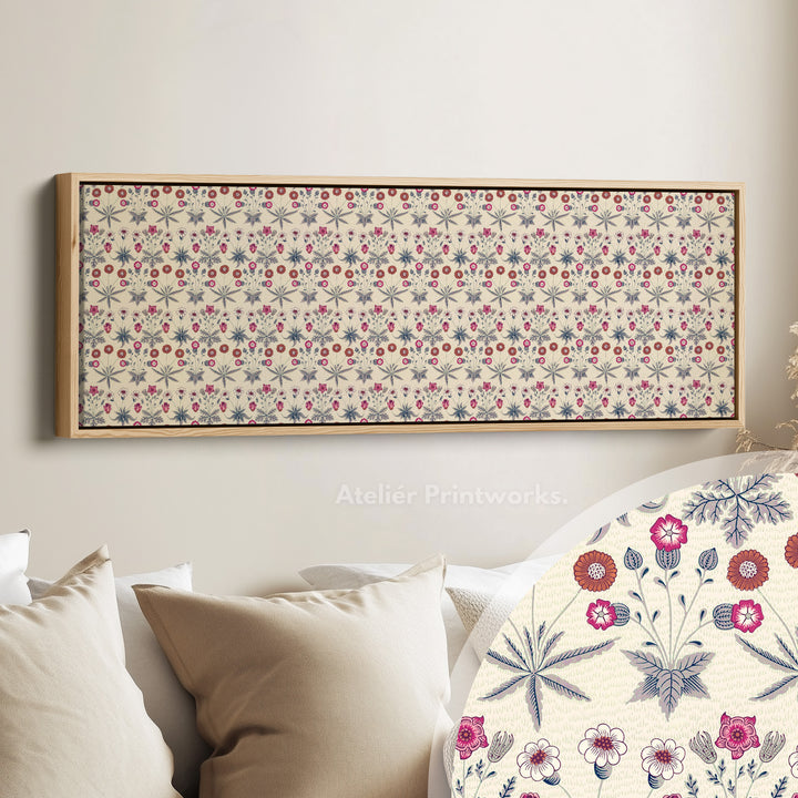 Horizontale wanddecoratie William Morris Madeliefje