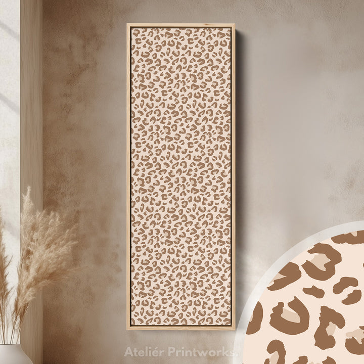 Leopard Print Vertical Tall Long Wall Art