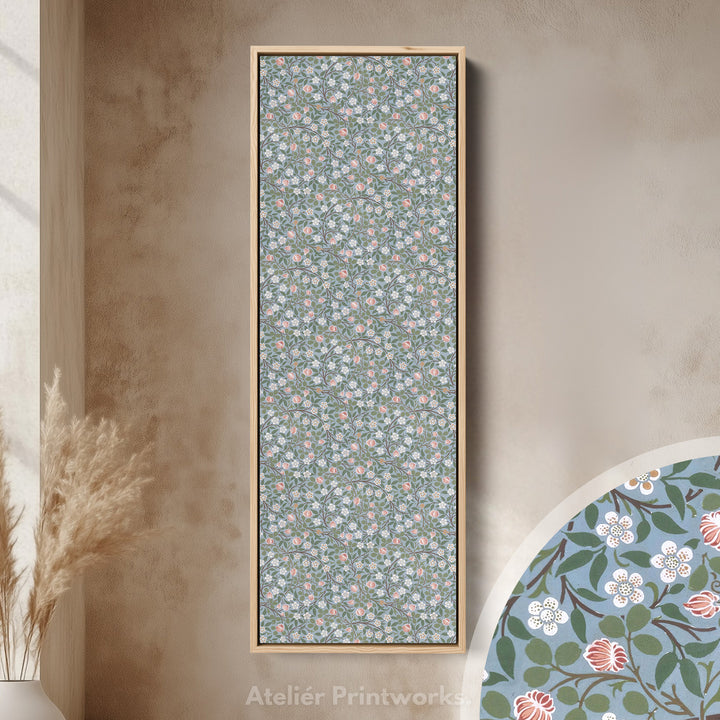 William Morris Clover Vertical Long Narrow Wall Art