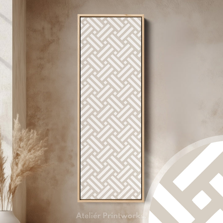 Vertical Tall Narrow Wall Art Modern Abstract